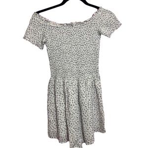 White Floral Romper Size XS